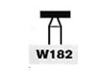 Mounted Points W Shape (Shank Diameter 3mm) W182